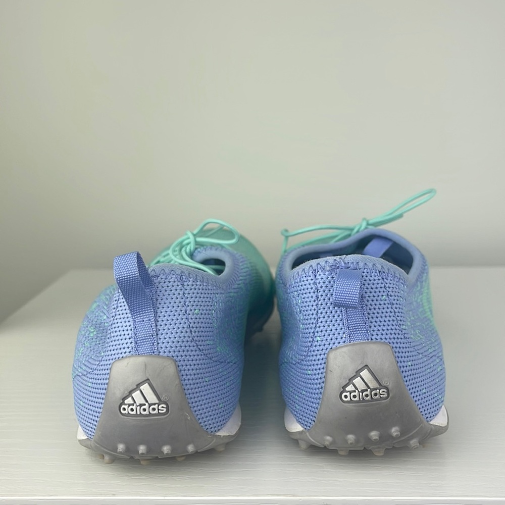 Adidas Lightweight Mint Green Knit Sneakers Women’s Size 7.5 - Picture 7 of 11